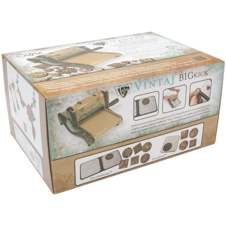 Sizzix BIGkick Machine Only (Tan&Brn)(Vintaj)w/Solo Platform