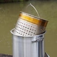 thumbnail image 3 of Bayou Classic B120 120-qt Reinforced Aluminum Basket w/ Helper Handle Handcrafted by artisans in El Salvador Perfect Addition to Bayou Classic 120-qt Bayou Boilers, 3 of 5