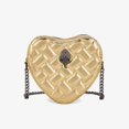 thumbnail image 3 of KURT GEIGER LONDON Bolso de hombro para mujer, cadena retro, mini bolso de mano con forma de corazón, bolso de mano de cuero sintético, bolso cruzado de moda Y2K, 3 of 5
