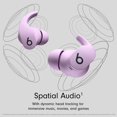 thumbnail image 3 of Écouteurs Bouton Véritablement Sans Fil à Réduction de Bruit Beats Fit Pro Remis à Neuf - Puce H1, Bluetooth Classe 1, 6 Heures d'Écoute, Résistants à la Sueur, Microphone Intégré - (Violet Pierre), 3 of 10