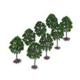 thumbnail image 2 of VONKY 8/Lot Plastic Cedar Tree Railway Street Scenery Architectural Scale OO 1:75, 2 of 6