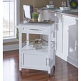 thumbnail image 2 of Cliff White Kitchen Cart, 2 of 9