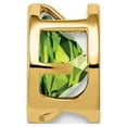 thumbnail image 2 of 14K Yellow Gold Charm Pendant Peridot Round Green 7 mm, 2 of 4