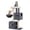 Dark Grey, variant on 39" Cat Tree for Indoor, Multi-Level with Sisal Scratching Post, House & Caves, Light Grey