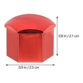 thumbnail image 2 of KAKOWELY 20Ud Cubierta De Tuercas Para De Carro Durable Color Rojo, 2 of 7