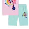 thumbnail image 5 of ATAIKU 2-Piece Summer Pajamas for Toddler and Little Girls Unicorn Short Sleeve Cool PJs Set Kid Size 2-9Y, 5 of 5