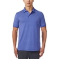 thumbnail image 1 of 32 Degrees Mens Mesh Polo Shirt, Blue, Small, 1 of 1
