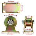 thumbnail image 4 of 2" Groove Wheel, H-Type Heavy Duty Rigid Caster For Square Tube Track, Rolling Gate, Industrial Machines, Heavy Door, Load 680KG ,Easy to Install, 4 of 6