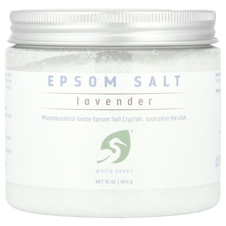 White Egret Epsom Salt Lavender 16 oz
