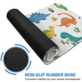 thumbnail image 6 of Long Mouse Pads for Desk,Colorful Dinosaurs Cacti Pattern Desk Mats on Top Of Desks, Desk Mouse Pad Extra Large with 3mm Non-Slip Base and Stitched Edge for Gaming,Office,Work,Home 31.5"x11.8", 6 of 6