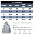 thumbnail image 2 of Kixjoy Men's Fashion Hoodies & Sweatshirts Fashion Long Sleeve Oversized Mens Hoodie Casual Drawstring Loose Fit Pullover Hoodie for Men Lightweight Winter Mens Sweater, Blue 3XL, 2 of 5