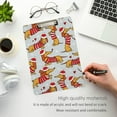 thumbnail image 2 of FMSHPON Cartoon Dogs Dachshund Clipboard Hardboard Wood Nursing Clip Board and Pull for Standard A4 Letter 13x9 inches, 2 of 2