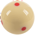 thumbnail image 3 of 2 Pcs 2.25Inch 57Mm 6 Red Spot Cue Ball Pro Cup Billiard Pool Snooker Training Practice, 3 of 8