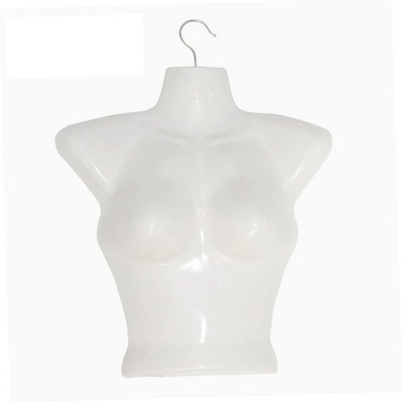 Kokiya Hanging Mannequin Torso Bra Holder Women Body Dress Form for Retail and Shop