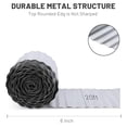 thumbnail image 3 of Garden Corrugated Metal Landscape Edging, 6" x 20' Sturdy Galvanized Steel Yard Edging,Flexible Long Strips of Lawn Edging for DIY Raised Flower Bed Tree Surrounds Borders - Silver, 3 of 8