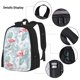thumbnail image 3 of Fotbe Tropical Flamingo Set Escolar 3 en 1 para Niños - Mochila Duradera con Lonchera Aislante y Estuche para Lápices - Mochila Escolar para Niños y Niñas, 3 of 7