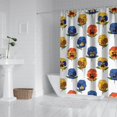 thumbnail image 2 of Pioneer Flower Floral Print Pattern Shower Curtain 72"x72", Bathroom Decorative Shower Curtain Set with 12 Hooks, Waterproof Washable, 2 of 6