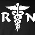 thumbnail image 3 of CafePress - RN Medical Symbol Long Sleeve Dark T Shirt - Long Sleeve Dark T-Shirt, 3 of 4