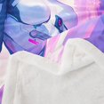 thumbnail image 3 of Ai Girl Throw Blanket Cyber Retrofuturism Fleece Blanket For Sci-Fi Fans Virtual Reality Robot Theme Fuzzy Blanket For Bedroom, Cool Girl Anime Blanket Throw Size, 3 of 7