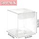 thumbnail image 2 of 50 cajas transparentes para regalo, Cajas Cuadradas de PVC, Caja de acetato transparente, Caja de Regalo Transparentes para cupcakes, dulces, boda y fiesta (5 * 5 * 5(50PC)), 2 of 4