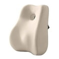 thumbnail image 3 of BELOVING Lumbar Support Pillow Portable Compact Soft Memory Foam for Home Office Sofa Beige, 3 of 8