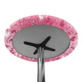 thumbnail image 7 of SEANATIVE Round Tablecloth Cocktail Table Top Covers with Elastic Edged Design Easy to Clean Washable High Top Table Cloths for 24" Diameter Round Tables, Heart Pattern Pink, 7 of 7