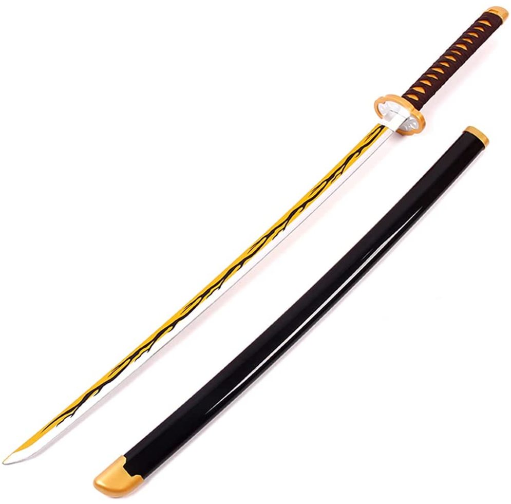 Swords Bamboo Demon Slayer Anime Sword, Rengoku Sword, Kaigaku