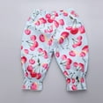 thumbnail image 6 of Esaierr Little Girls Summer Floral Sweatpants Kids Toddler Girls Seven Points Sports Pants Casual Little Girls New Comfortable Casual Cartoon Baby Print Pants for 1-9 Years, 6 of 8