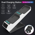 thumbnail image 4 of Dual Controller Charger Station for Xbox Series X/S, Charging Dock Bracket Stand with 2Pcs Rechargeable Battery Packs, 4 of 9