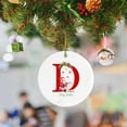 thumbnail image 4 of Ganfancp 26 Letra Santa Letra Redondo Acrílico Coche Colgante Holiday Hanging Ornament Accesorios Ofertas Del Día Sólo En Línea Abecedario 81, 4 of 4