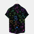 thumbnail image 4 of EGNMCR Chemise à Poche Simple Imprimée de la Saint-Valentin pour Homme, Chemise Décontractée Ample à Poche Imprimée, 4 of 4