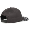 thumbnail image 4 of Outdoor Cap VROOM-01 Checkered Flame Solid Back Cap-Charcoal, 4 of 8