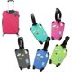 thumbnail image 1 of Etiqueta para equipaje, etiqueta para equipaje, etiqueta de identificación de silicona para equipaje, tarjeta impermeable de PVC, adecuada para bolsos y equipaje, accesorios de viaje, 5 piezas, multic, 1 of 5
