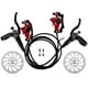 thumbnail image 1 of Freno de bicicleta Frenos de disco hidráulicos de bicicleta Juego de pinzas traseras delanteras para TOMSHOO Freno de bicicleta, 1 of 7