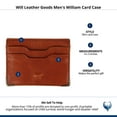 thumbnail image 6 of Will Leather Goods  William Card Case (Men), 6 of 6