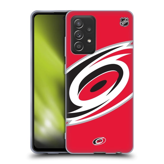 Head Case Designs Officially Licensed NHL Carolina Hurricanes Oversized Soft Gel Case Compatible with Samsung Galaxy A52 / A52s / 5G (2021)