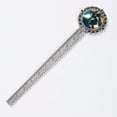thumbnail image 2 of Sea turtles Bookmark: Vintage Silver Lace-Edged Bookmark for Readers and Book Lovers, 2 of 5