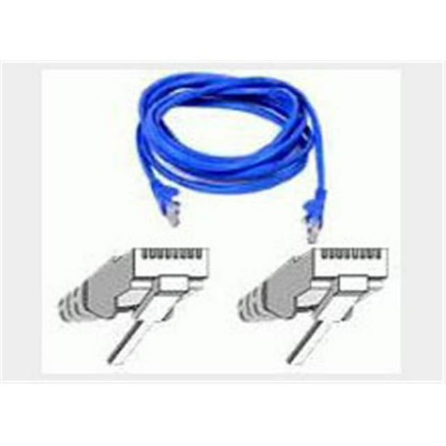 Câble patch CAT6 RJ45M/RJ45M 75 Pieds Bleu