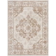 thumbnail image 2 of Livabliss Area Rugs for Living Room, 5x7 Roma Traditional Beige Rug, Bedroom Dining Room Home Decor Stain Resistant Carpet (5'3" x 7'1"), 2 of 7