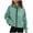 Green, variant on Fashion Plus Size Pullover Hoodie for Womens Zip Up Casual Loose Hooded Long Sleeve Zipper Solid Cardigan Blouse Hoodies Sweatshirt With Pocket