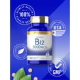thumbnail image 5 of Vitamin B12 | 3000mcg | 180 Vegetarian Tablets | by Carlyle, 5 of 7