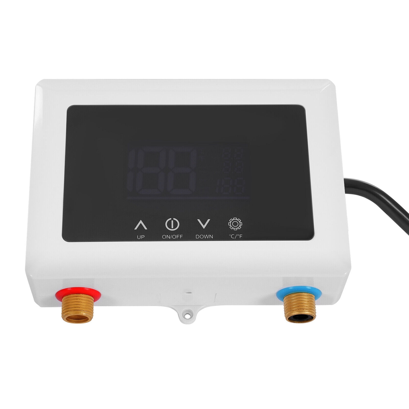 3000W Electric Instant Water Heater with LED Display Wall Mount 7.87*2.17*5.71 in