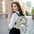 thumbnail image 6 of FORMRS Mini Backpack Purse for Women Travel Daypack Casual Shoulder Bag, Light Floral Pattern, 6 of 7