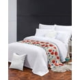 thumbnail image 3 of Xipuska Red Blue Flowers Bed Runners for Queen Size Bed, Decorative Bed Throws for Foot of Bed, Patriotic Poppy Floral Summer Country Bed Runner Sofa Throw Bedding Scarf Slipcover for Bedroom, 3 of 6