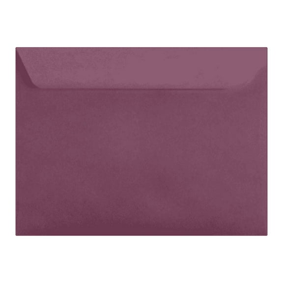 LUXPaper 9 x 12 Booklet Envelopes, Vintage Plum, 500/Pack