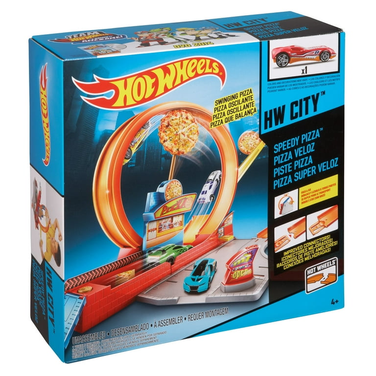 Hot wheels cheap speedy pizza playset