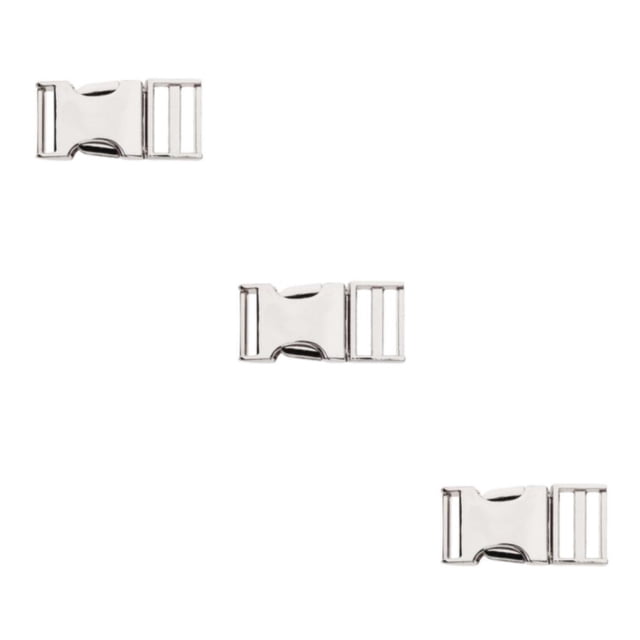 Youkk Metal Bag Webbing Belt Buckle Clip Clasp Stylish and Sturdy Silver Inner diameter 19mm 3Set