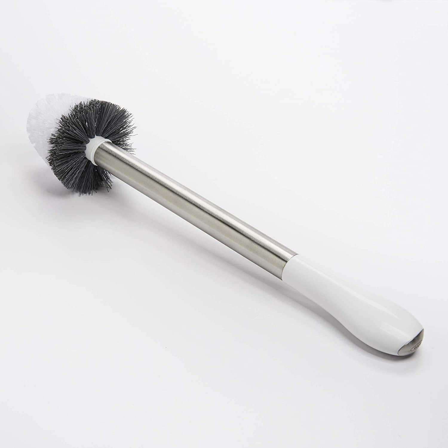 OXO 1286100 Good Grips 19 Bathroom Stainless Steel Toilet Brush with  Canister 