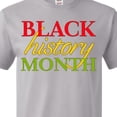 thumbnail image 3 of Inktastic Black History Month Red, Green, Yellow T-Shirt, 3 of 4