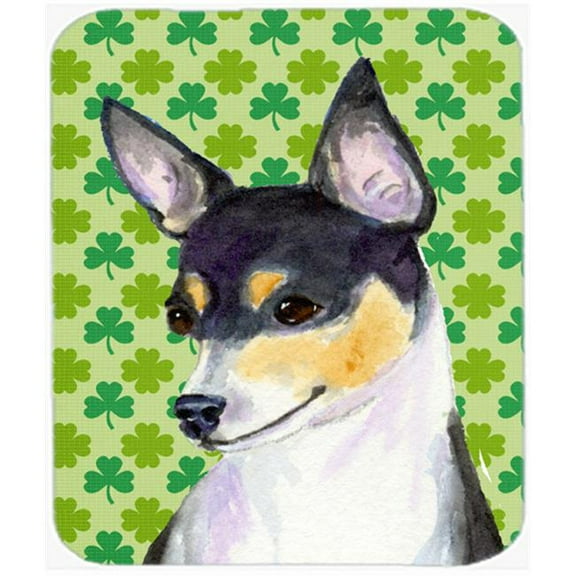 Carolines Treasures Chihuahua St. Patricks Day Shamrock Portrait Mouse Pad